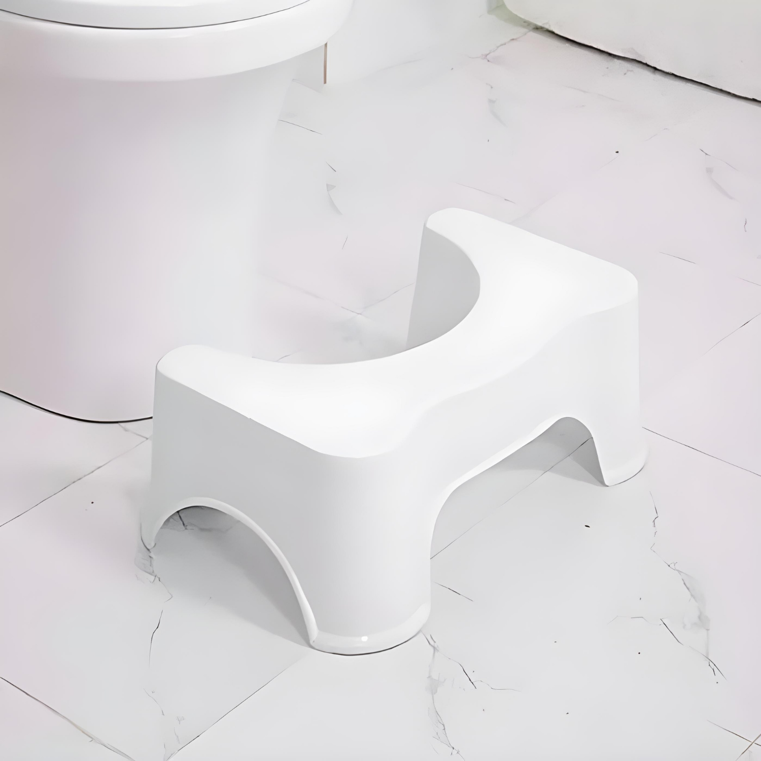 Toilet Footrest | Bathroom Ottoman