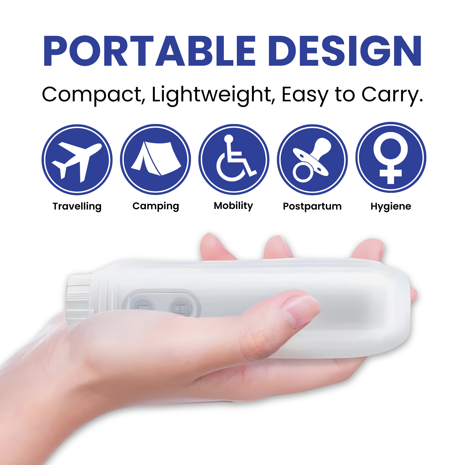 Portable Bidet Sprayer | Handheld | Electric
