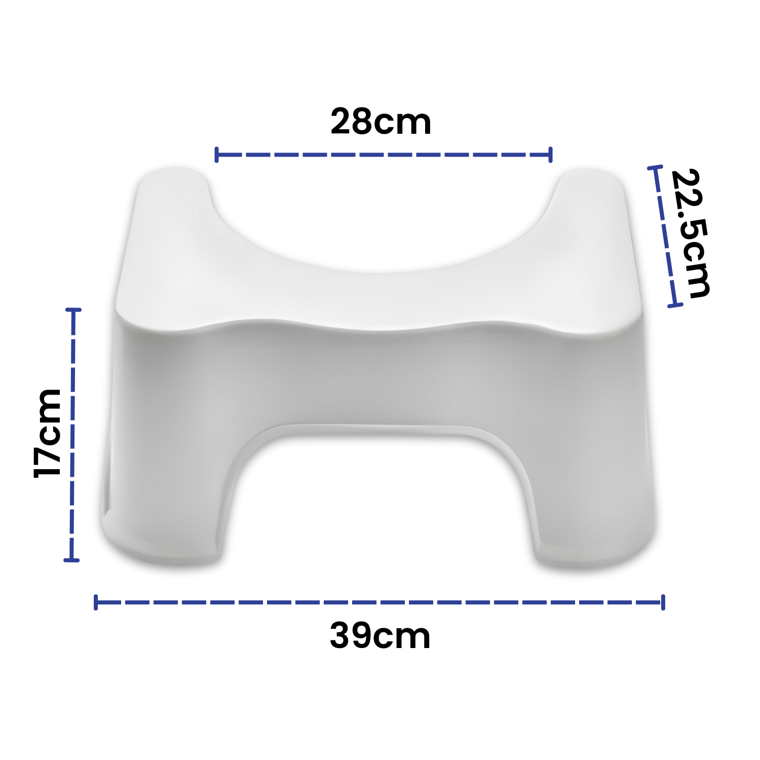 Toilet Footrest | Bathroom Ottoman