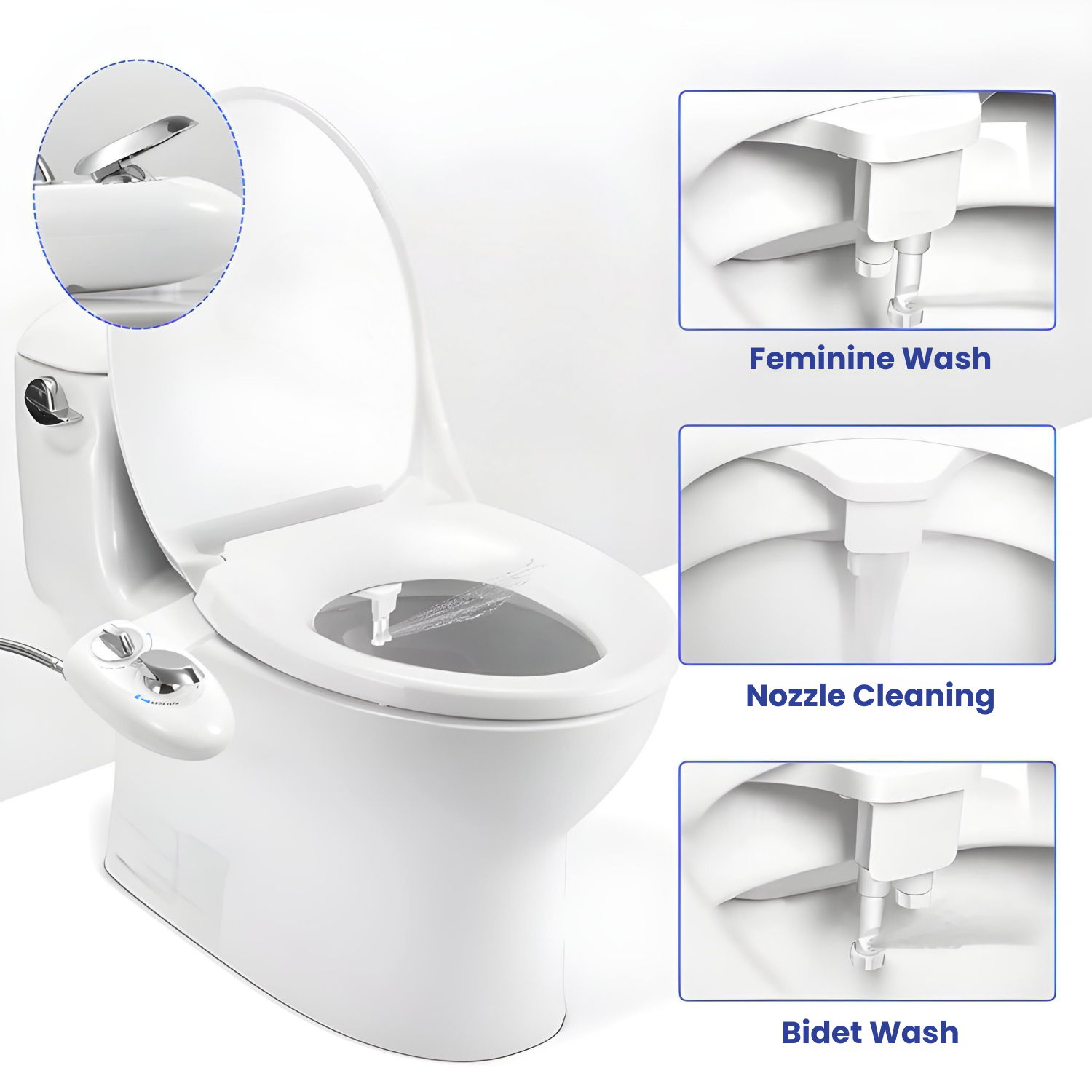 Bidet Seat Toilet Attachment | Non-Electric