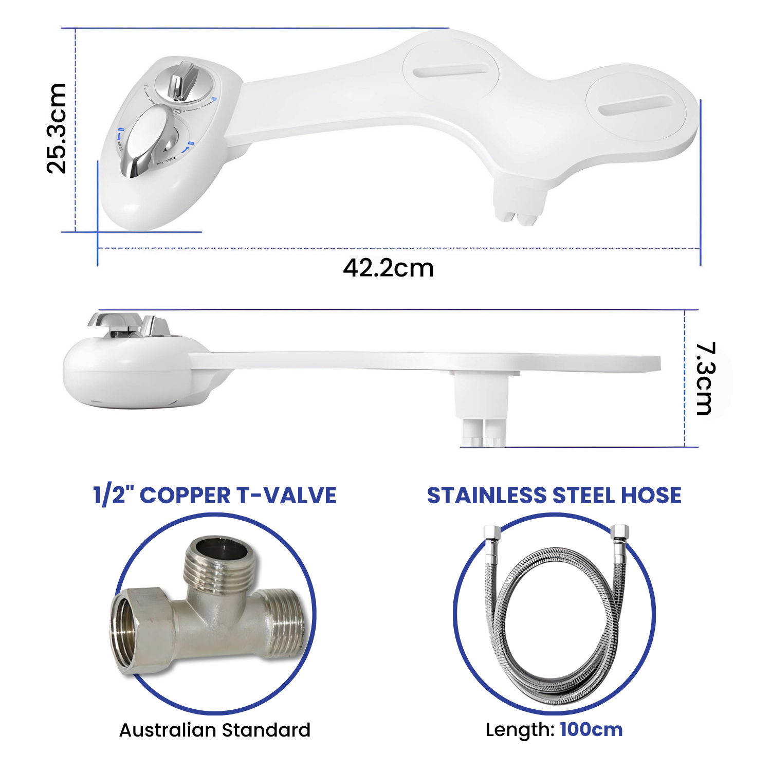 Bidet Seat Toilet Attachment | Non-Electric