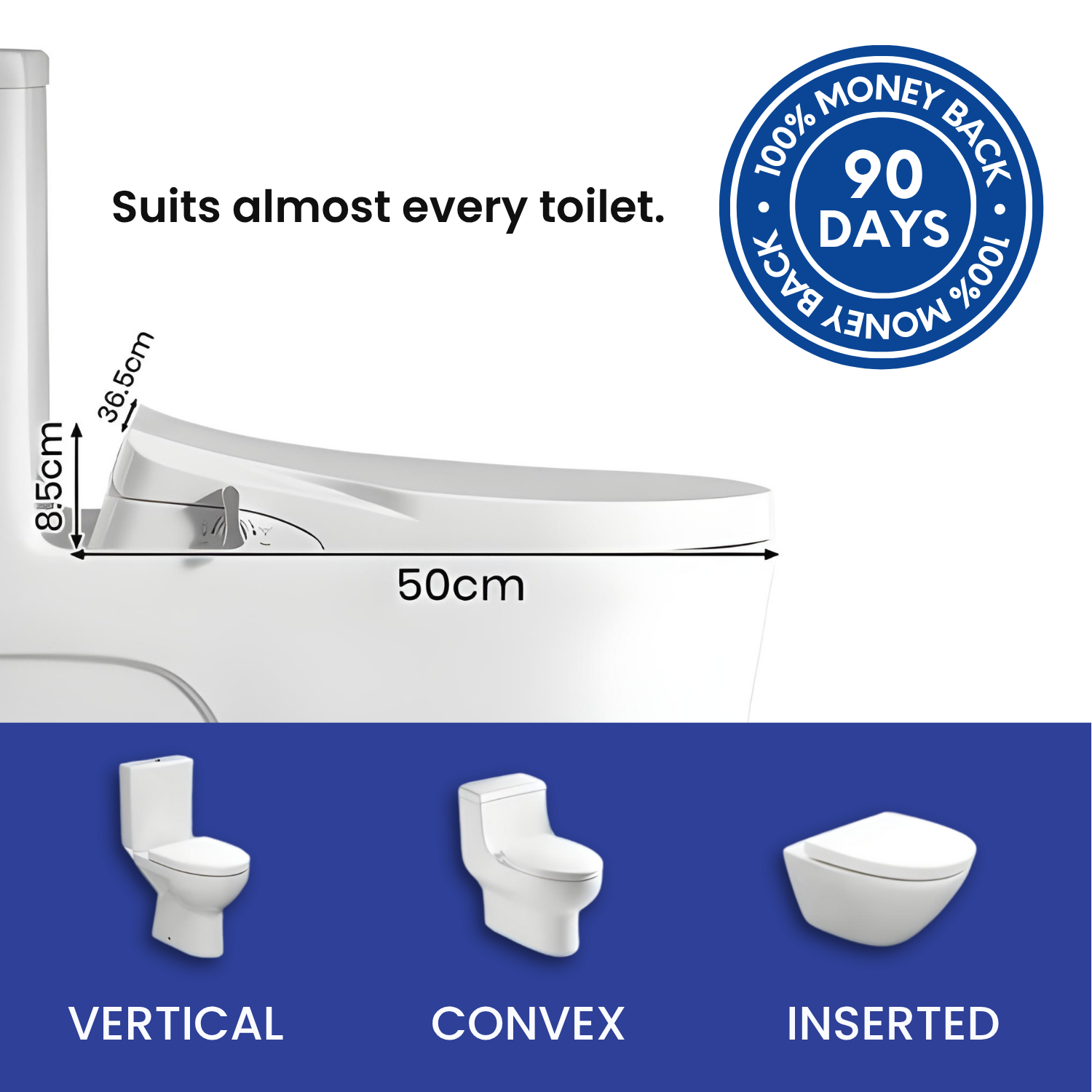 D BIDET SEAT DIMENSIONS