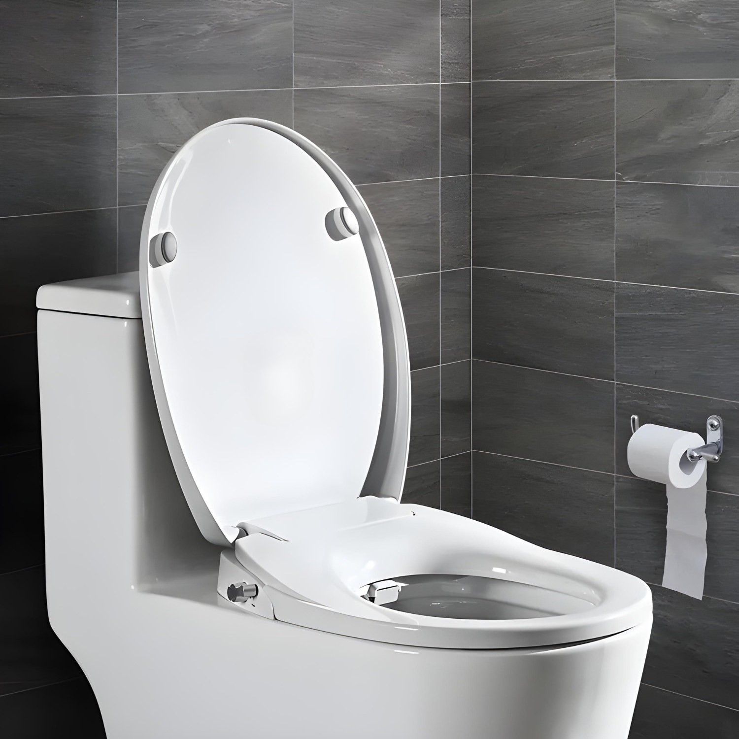 O Shape Bidet Toilet Seat | Dual Nozzle