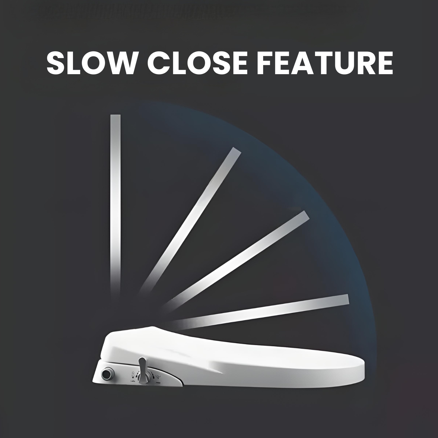 O Shape Bidet Toilet Seat | Dual Nozzle